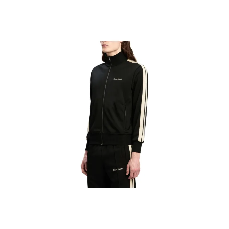 PALM ANGELS Logo Embroidered Track Jacket-3