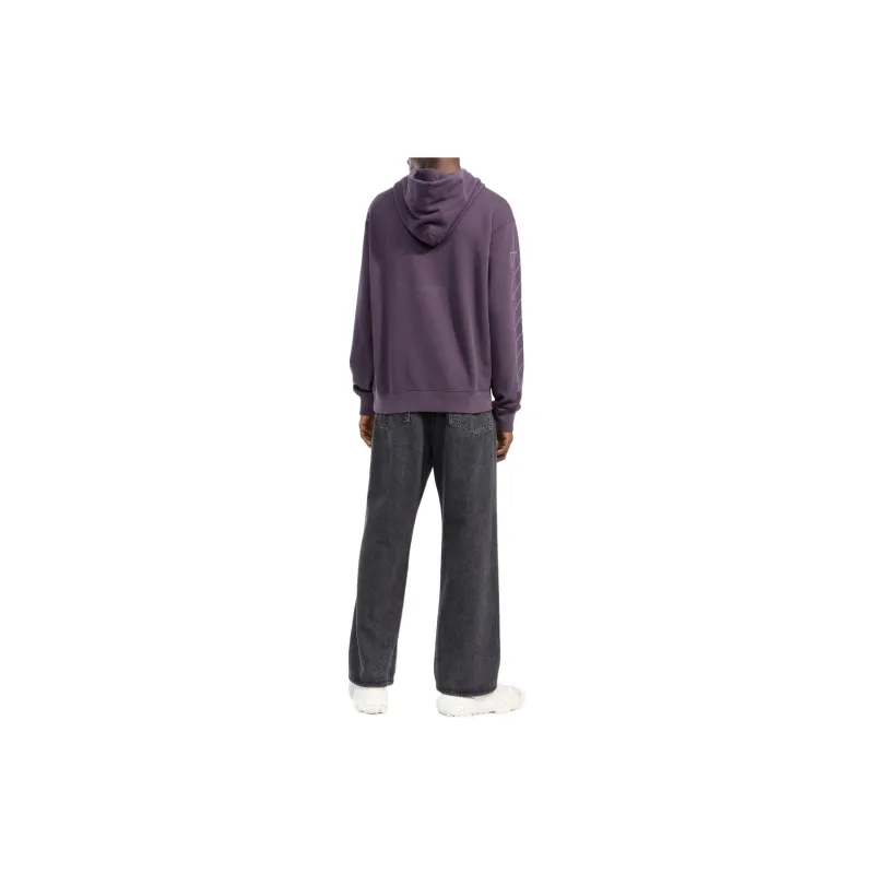 OFF WHITE FW22 Sweatshirts Men Purple-3