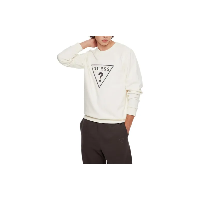 GUESS Sweatshirts Men Ecru-5