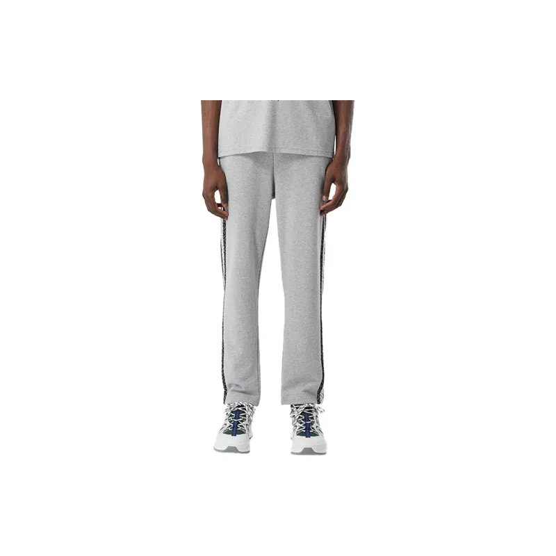 Burberry Knitted Sports Pants Men's Gray-2