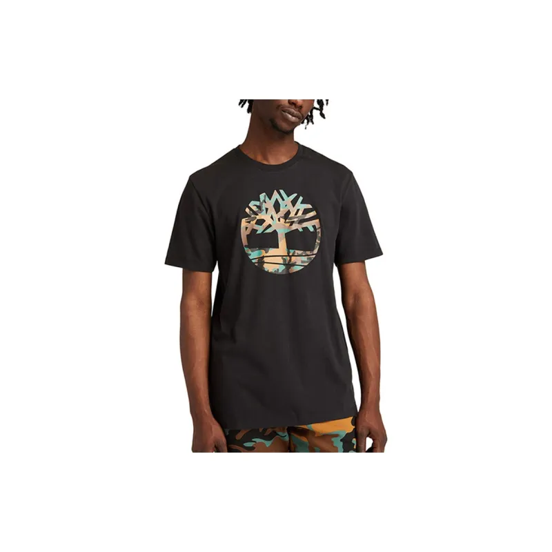 Timberland T-Shirts Men Black-3