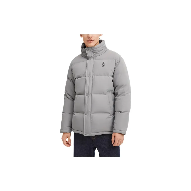 Skechers Yazhuan Series Down Jacket Men's Gray-1