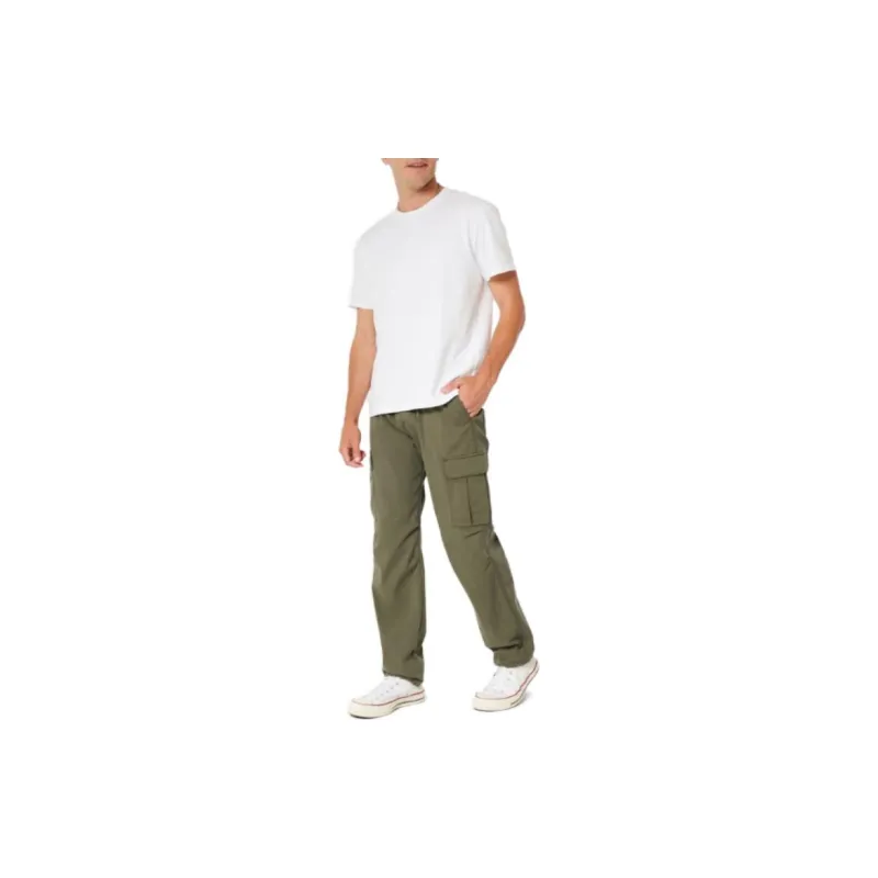 Hollister Cargo Pants Men Olive Green-3