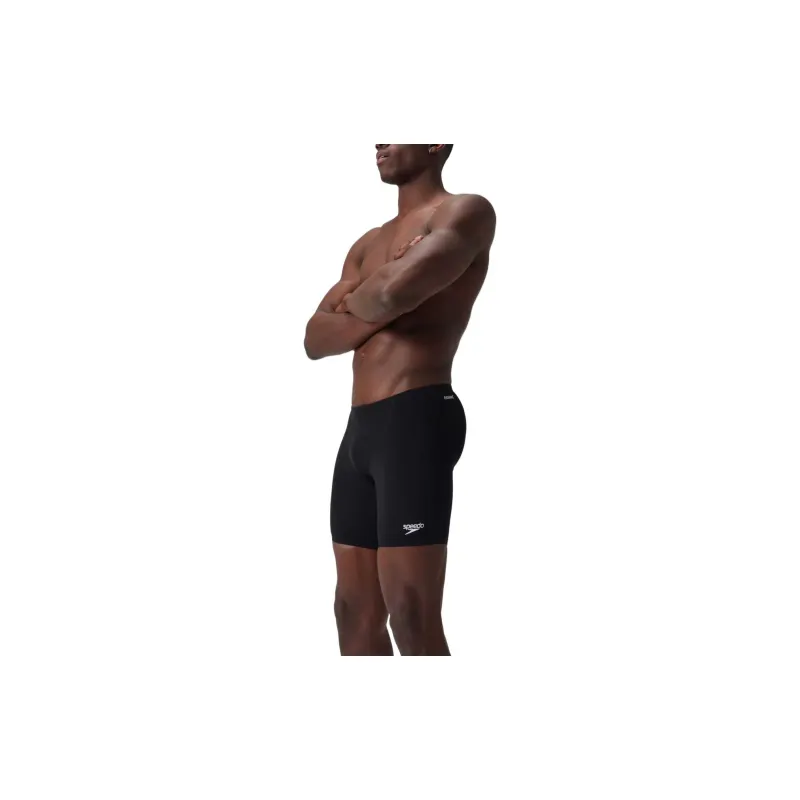 Speedo Men's Eco Endurance+ Mid Jammer Black Swimming Shorts Men Black-4
