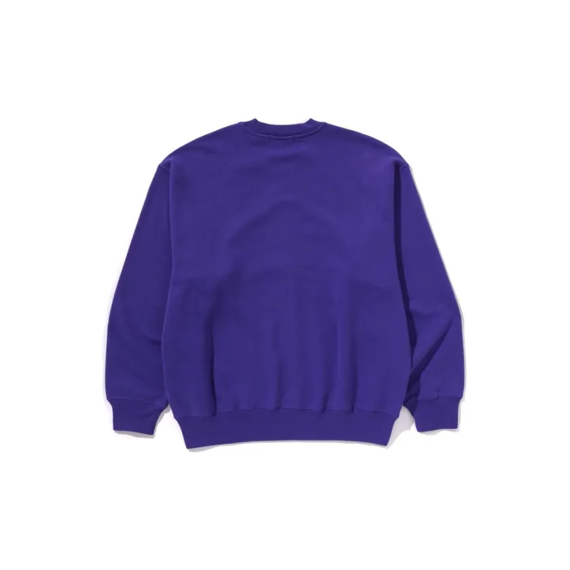 A BATHING APE One Point Relaxed Fit Crewneck Sweatshirt-7