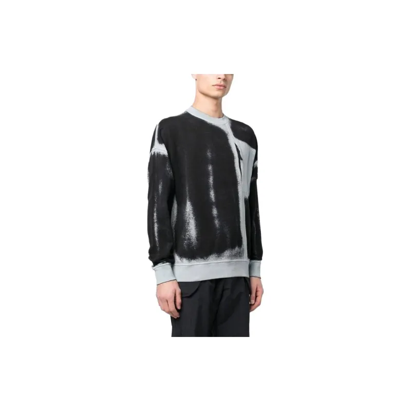 STONE ISLAND STONE ISLAND Hand Sprayed Sweatshirts Men Sky Color-5