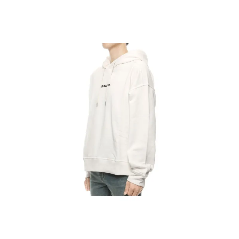 JIL SANDER + Logo Printed Hoodie-3