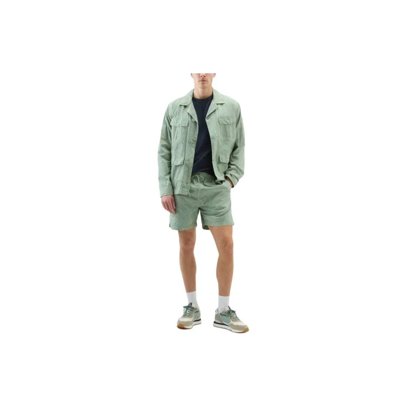 WOOLRICH Long Sleeved Tropical Printed Overshirt-1