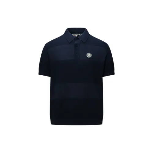 Reebok Polo Shirts Men Navy Blue