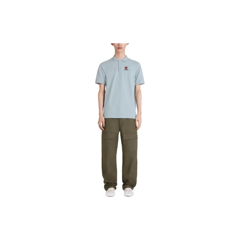 KENZO X Nigo FW22 Polo Shirts Men Sky Blue-2