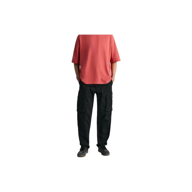 ZARA Cargo Pants Men Black-4