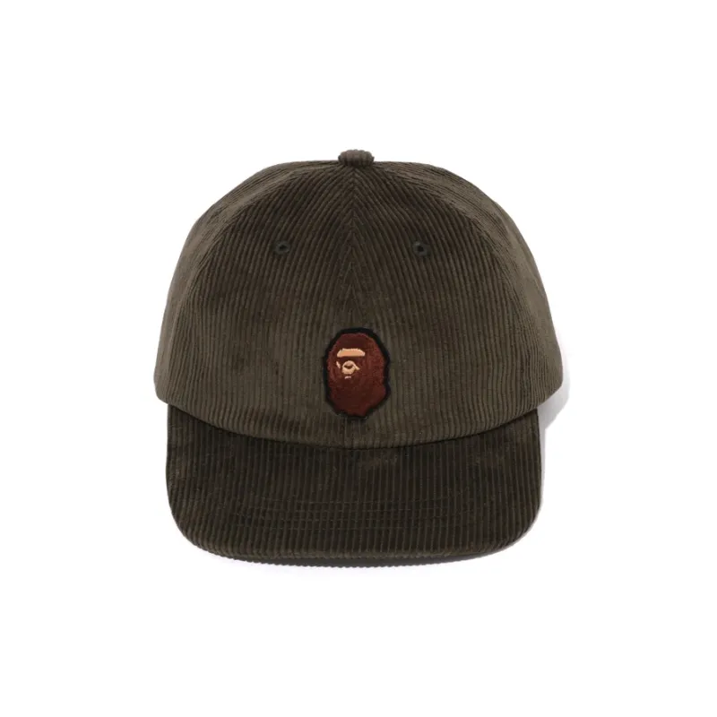 A BATHING APE ® Ape Head Corduroy Cap-10