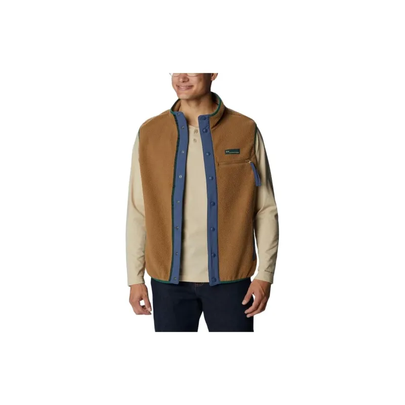 Columbia Helvetia Vest Men's Brown-1