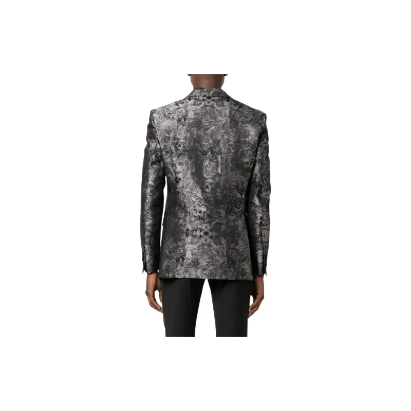 PHILIPP PLEIN Gothic Plein Jacquard Blazer-2