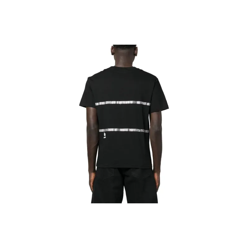 GCDS Crystal Embellished T shirt-2