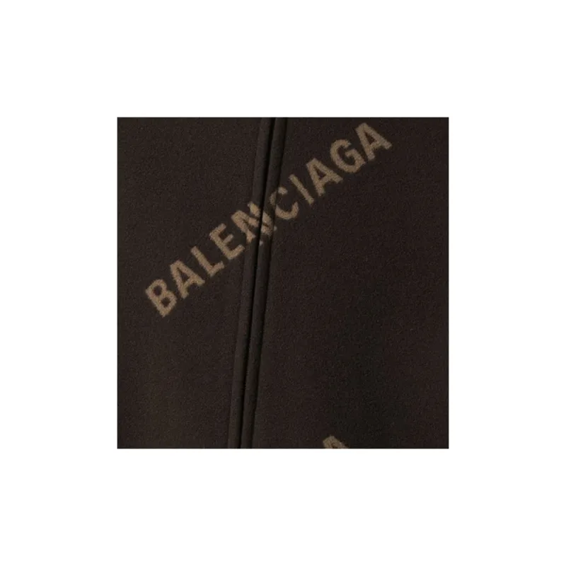 Balenciaga Jackets Men Brown-4