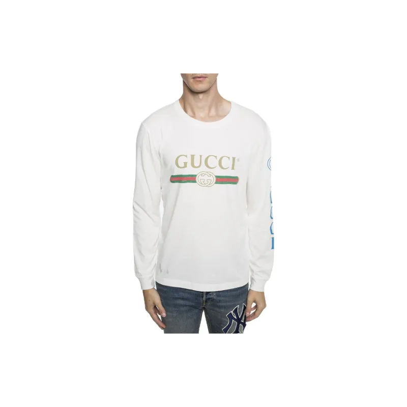 GUCCI T Shirts Men White-2