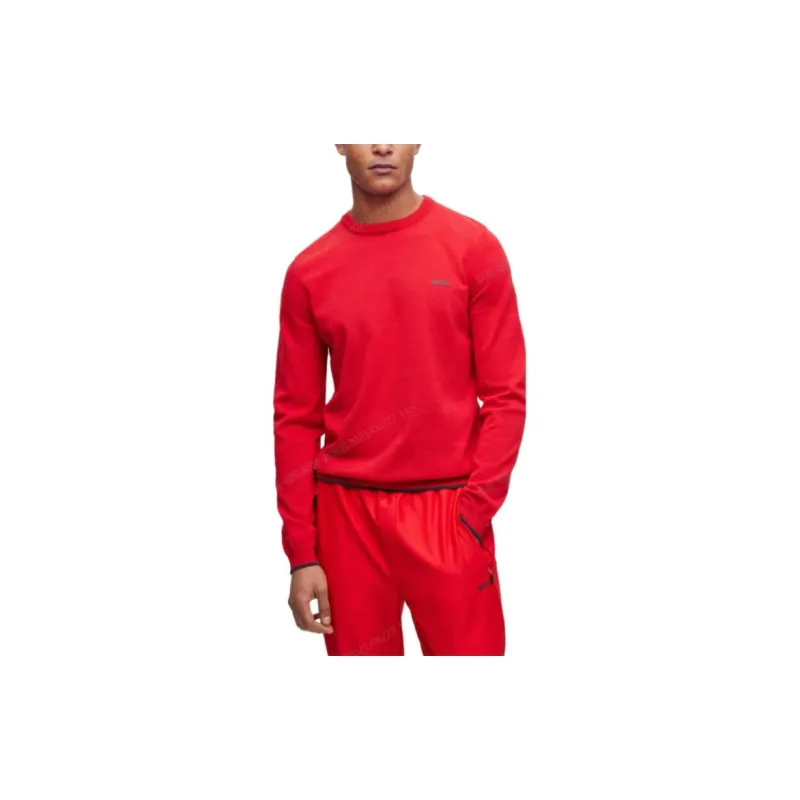 HUGO BOSS Sweaters Men Red-2