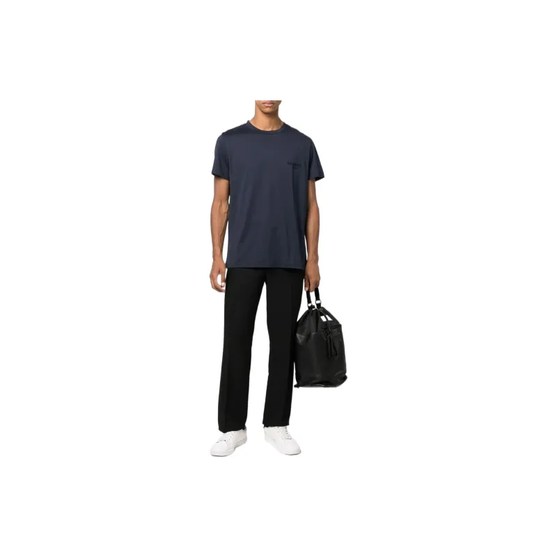 BALMAIN T-Shirts Men Blue-2