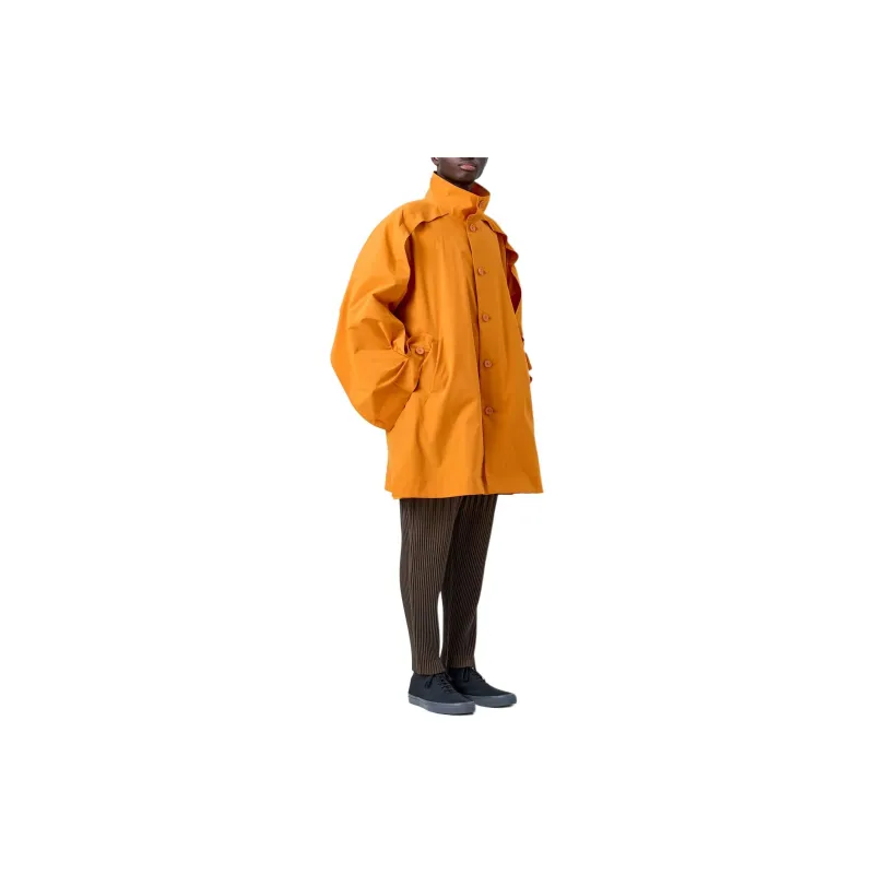 Homme Plissé Issey Miyake SS24 Coats Men's Orange-6