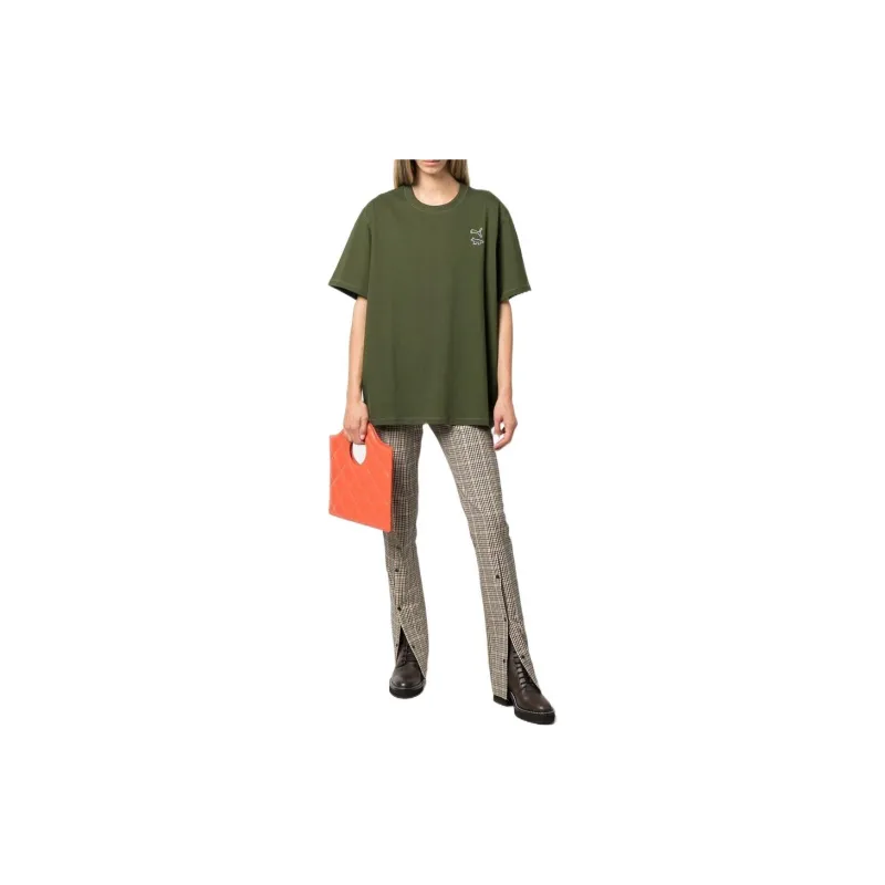 Maison Kitsune X PUMA X PUMA T-Shirts Unisex Green-3