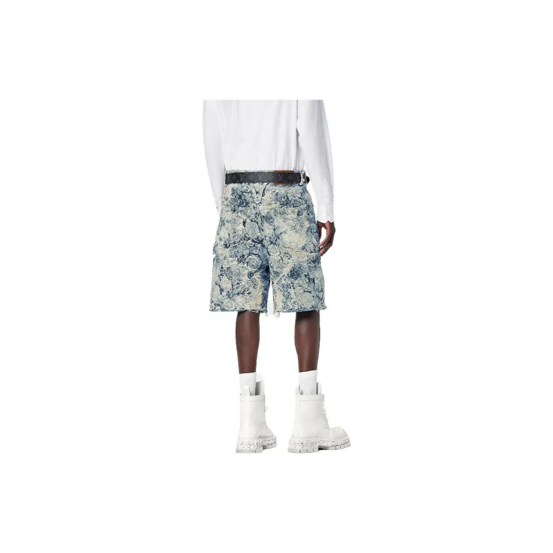 LOUIS VUITTON New Quarterly Products Of LV FW22 Shorts Men's Blue-3