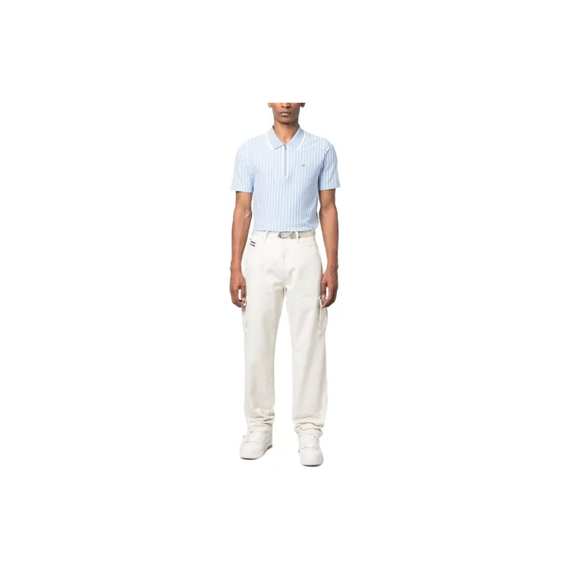 Tommy Hilfiger X Martine Rose Polo Shirts Unisex Light Blue-4