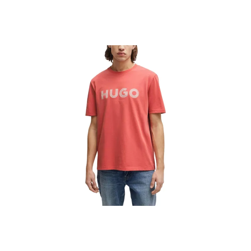 HUGO BOSS Drochet Cotton T shirt-2