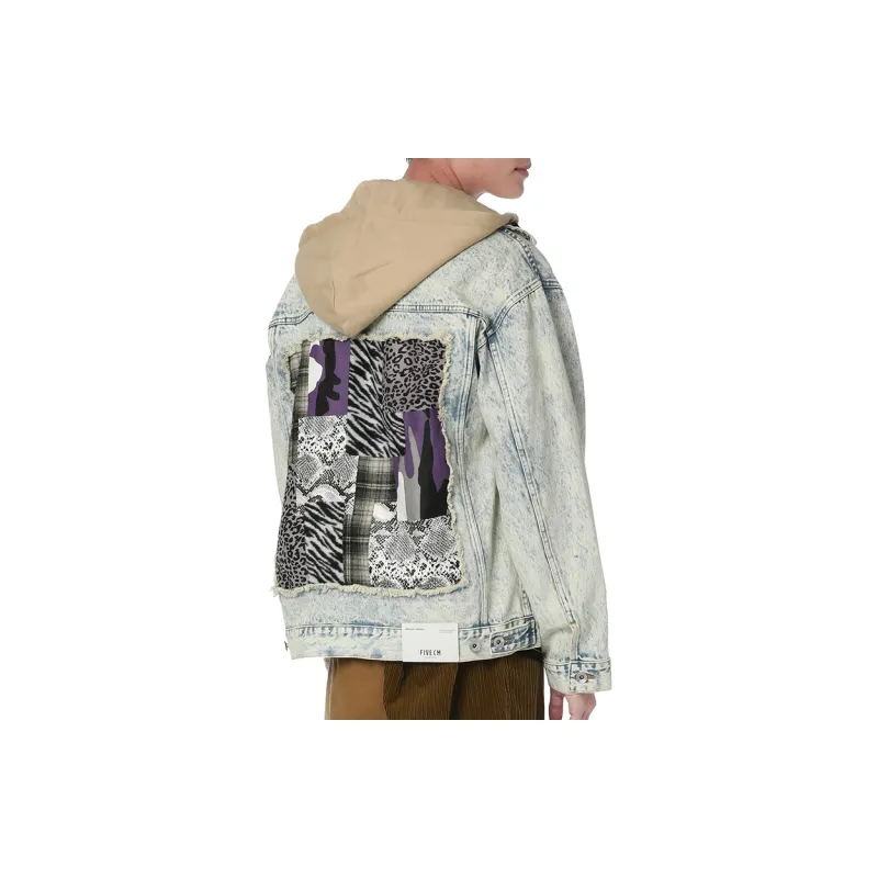 FIVE CM Denim Jacket Men's Blue-3