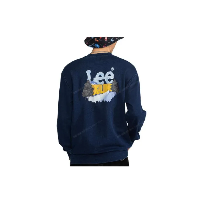 Lee Xline Sweatshirts Men Medium Dark Blue-3