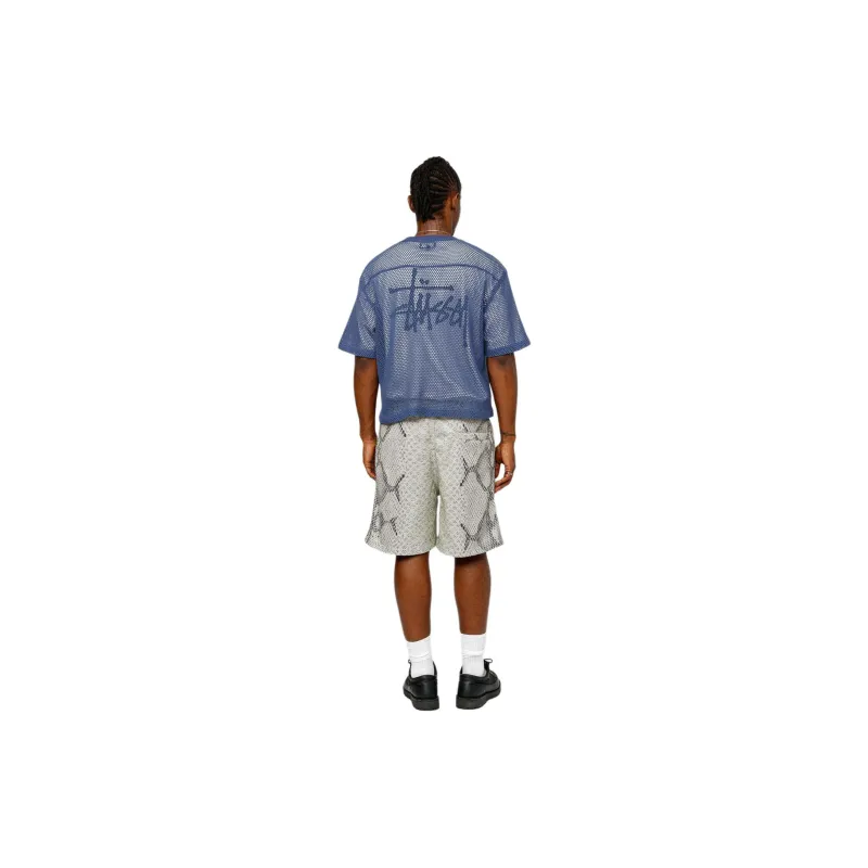 Stussy Basic Snake Mesh Short-3