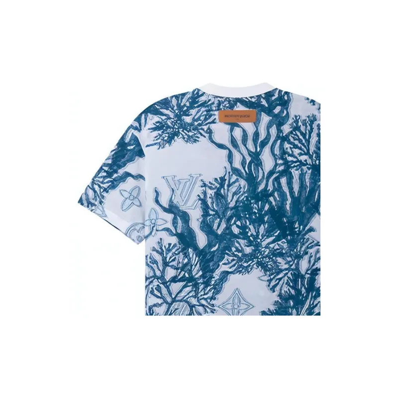 LOUIS VUITTON 2000s Aquagarden Monogram T shirt-5