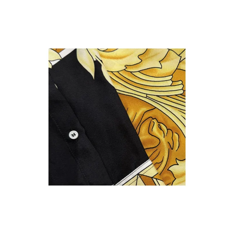 VERSACE Shirts Men Yellow-2