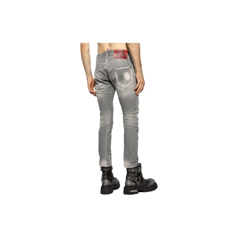 DSQUARED 2 Tidy Biker Distressed Jeans-3