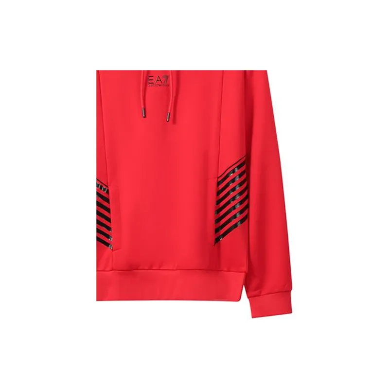 EMPORIO ARMANI EA7 FW22 Sweatshirt Men's Red-6