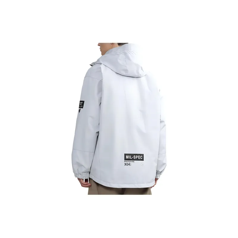 Izzue Logo appliqué Hooded Jacket-7