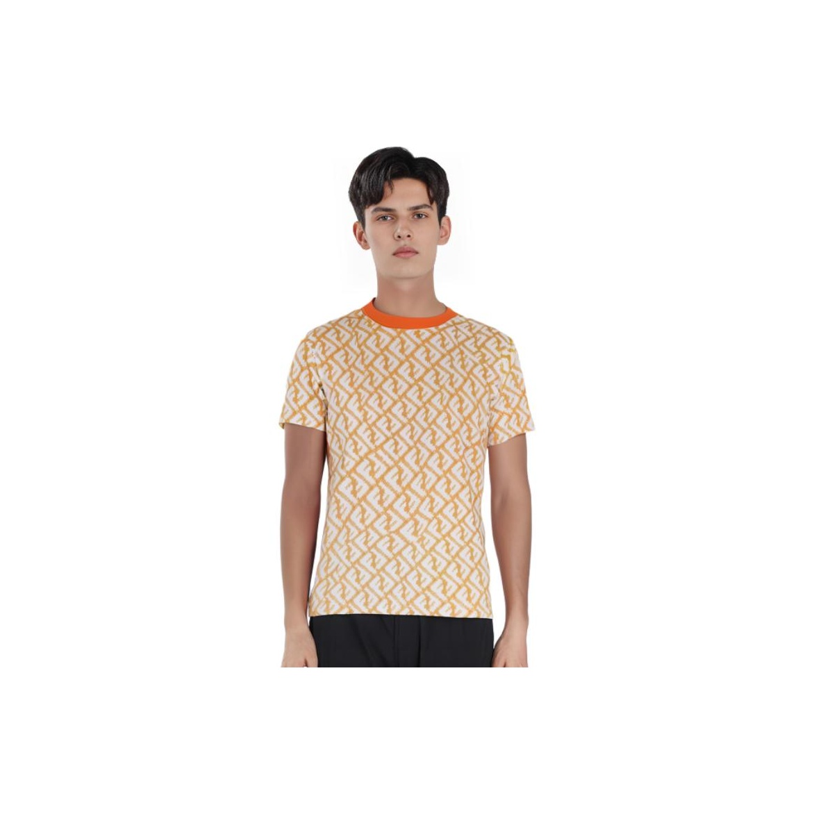 FENDI T-Shirts Men Orange - Cheap Rcj Jordan Outlet FENDI T-Shirts Men Orange - Cheap Rcj Jordan Outlet