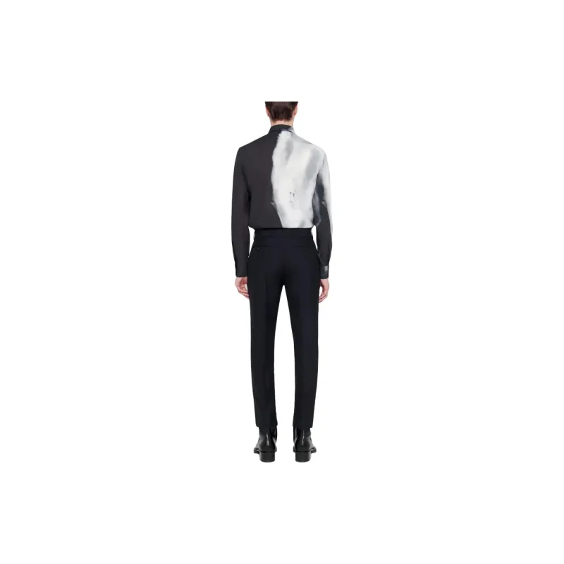 Alexander McQueen Shirts Men Black White-2