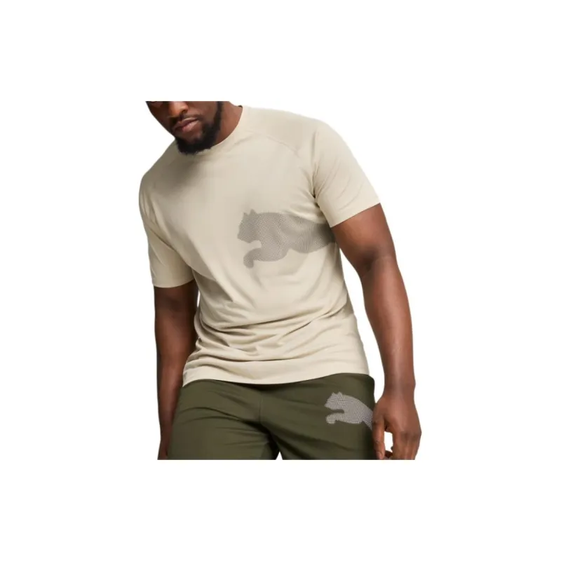 PUMA Big CatTraining Train T-Shirt Men's Desert Dust-2