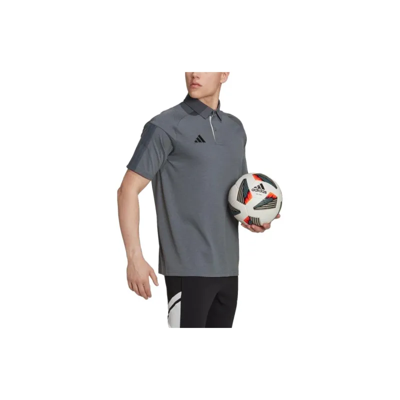 Adidas Polo Shirts Men Dark Gray-3
