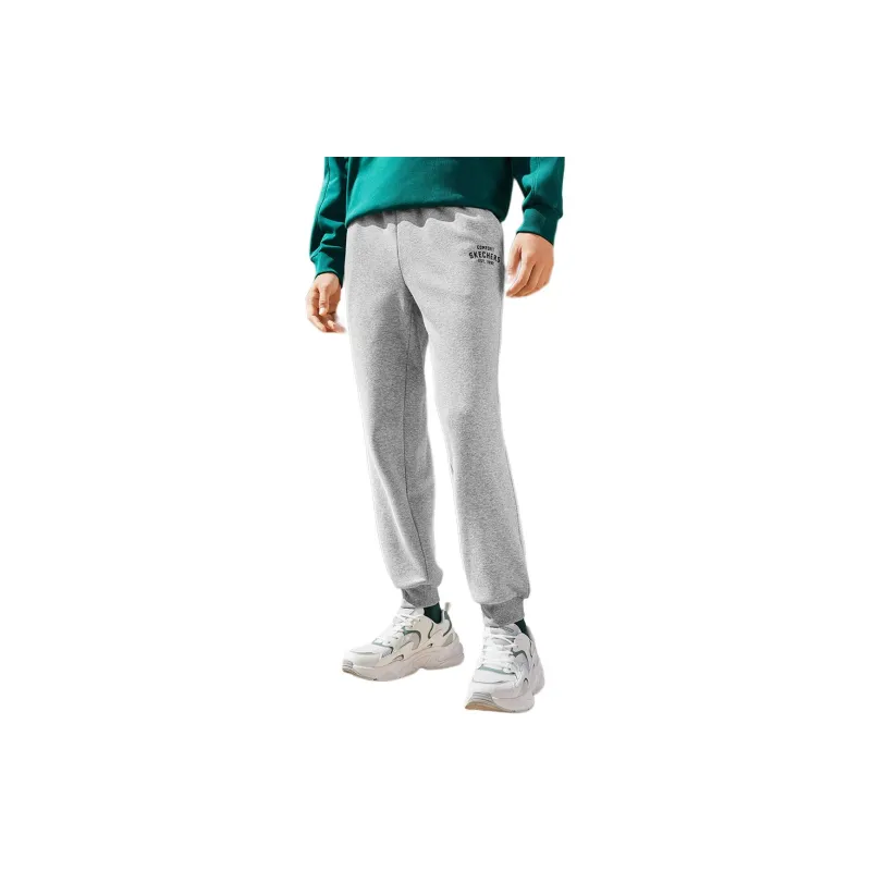 Skechers Knitted Sweatpants Men Medium Heather Gray-2