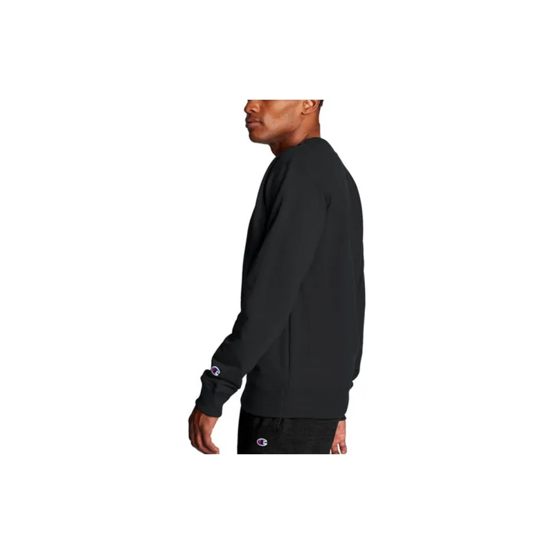Champion Sweatshirt US Version Unisex Black-3