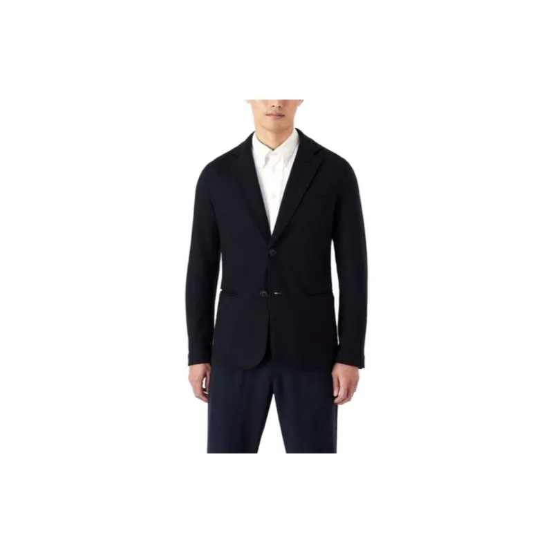 GIORGIO ARMANI Icon Single breasted Jacket In Pure Cashmere Jersey Cloth-1