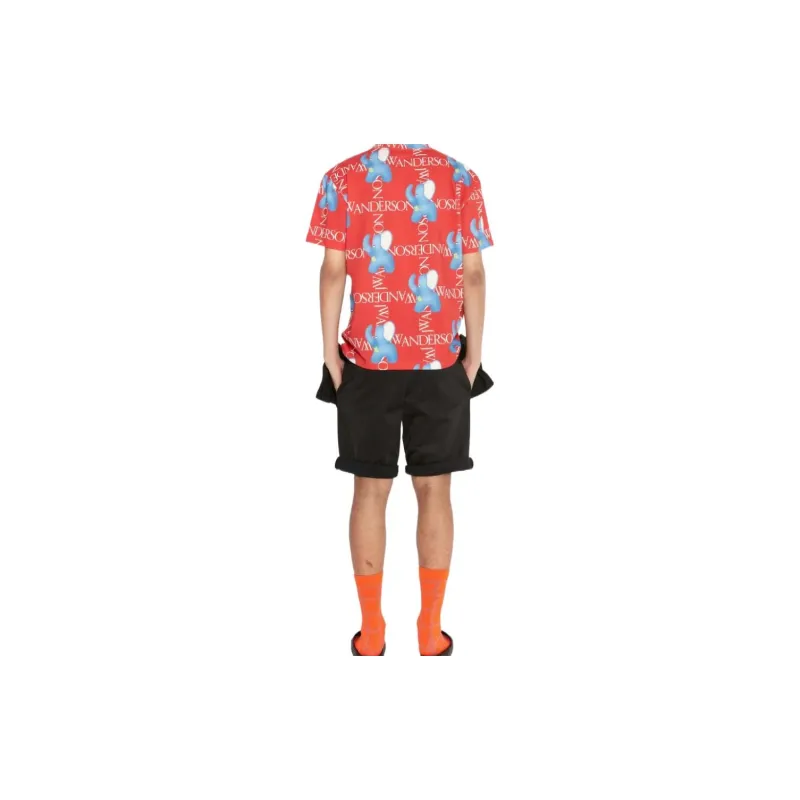 JW Anderson Elephant print Oversized T shirt-2