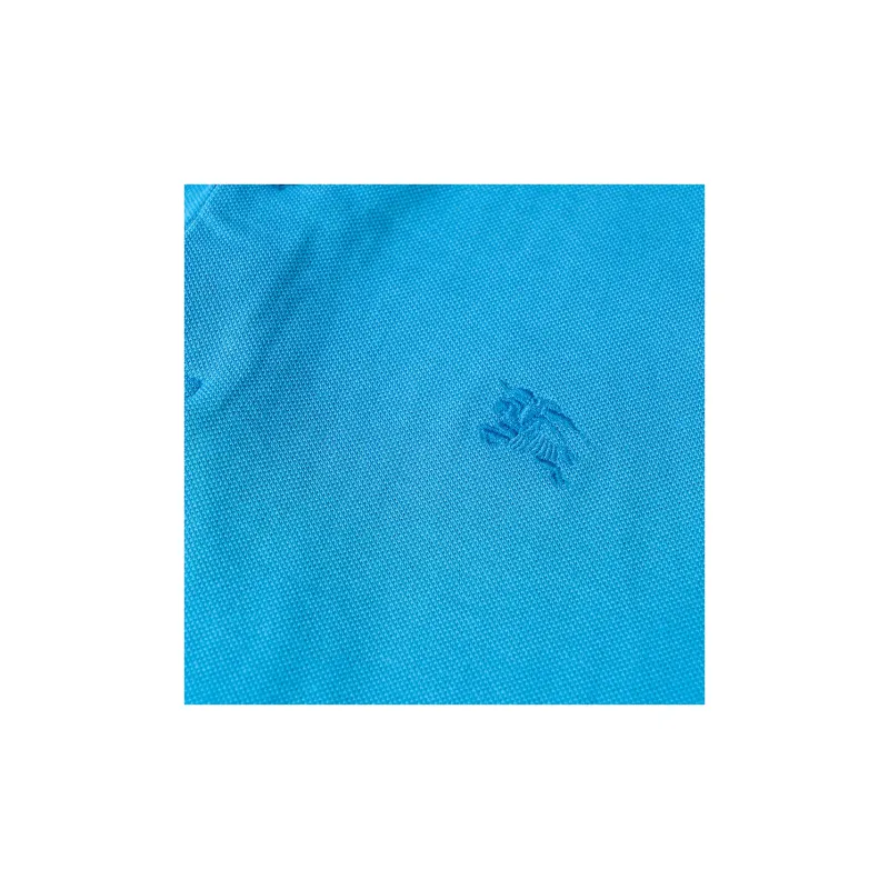 Burberry Polo Shirts Men Blue-4