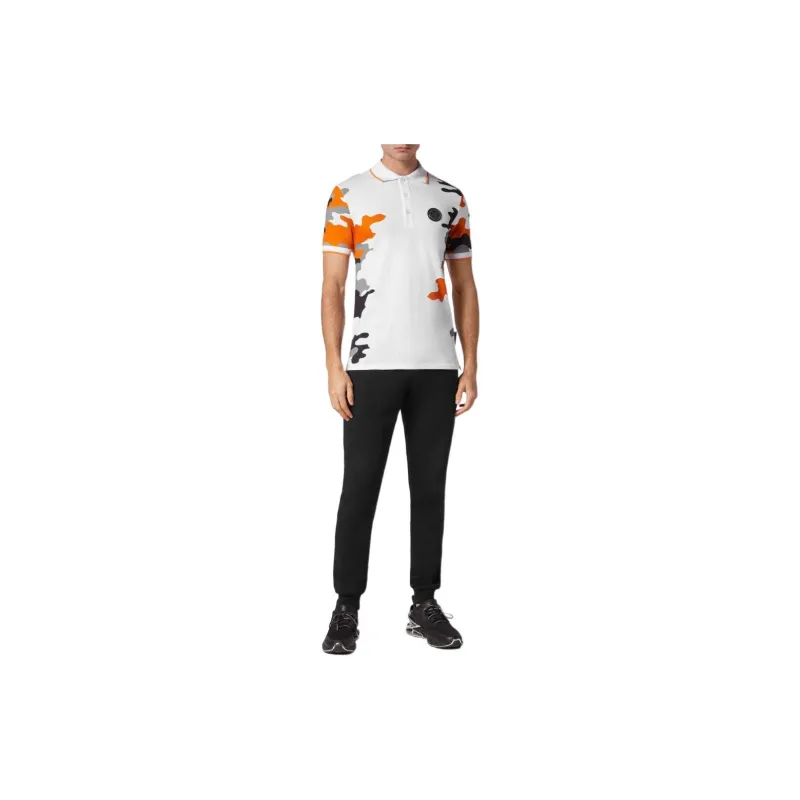 PLEIN SPORT SS24 Polo Shirt Men's White-1