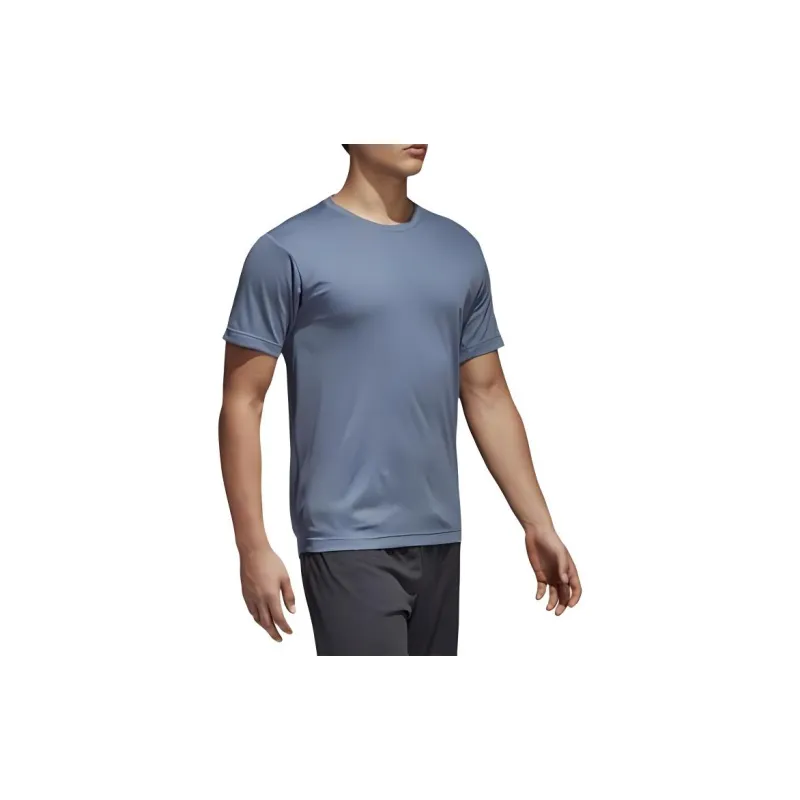 Adidas T Shirts Men Haze Blue-5