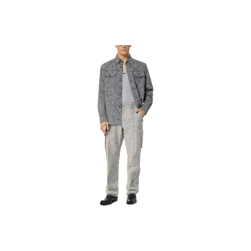 VERSACE Barocco Jacquard Cargo Trousers-1