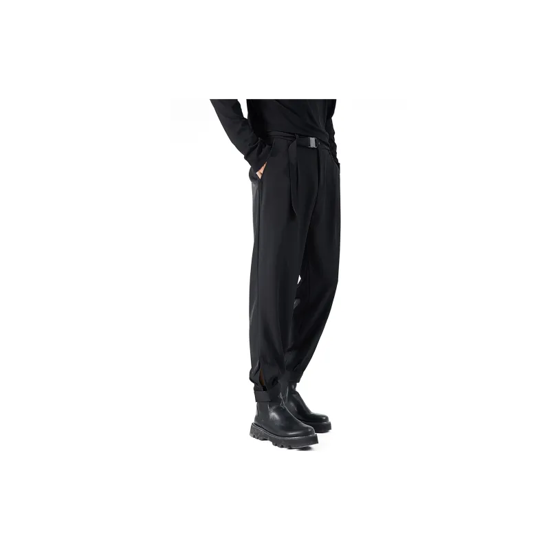 WILD LEADER SS24 Casual Pants Unisex Black-9