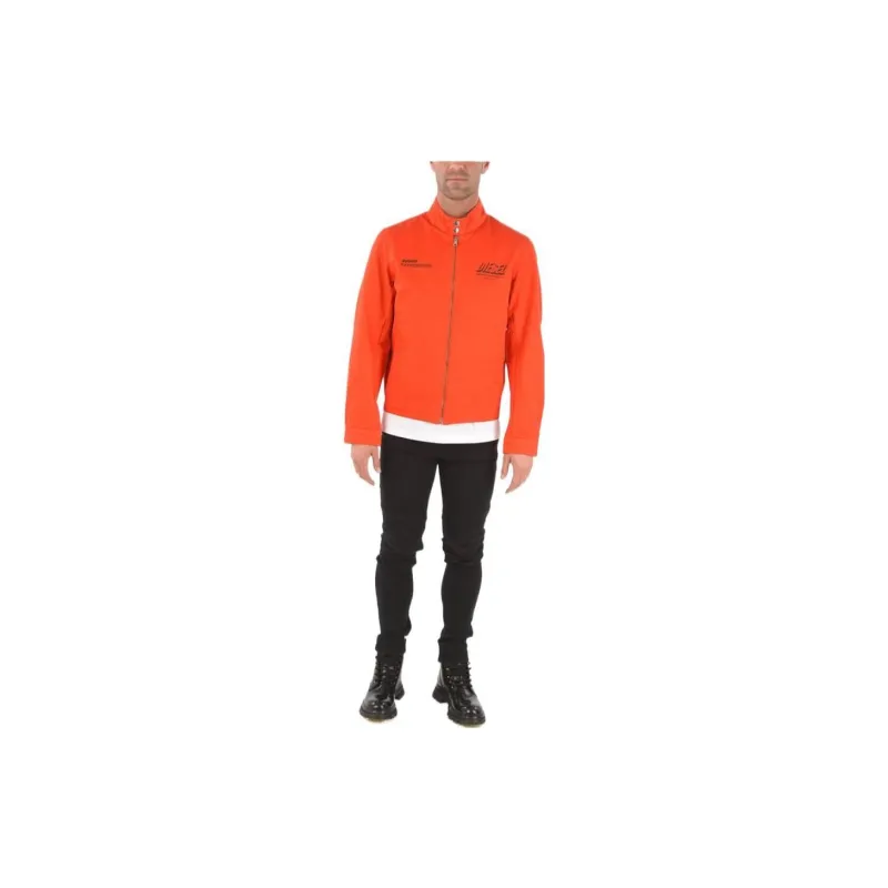 DIESEL Jackets Men Orange-2